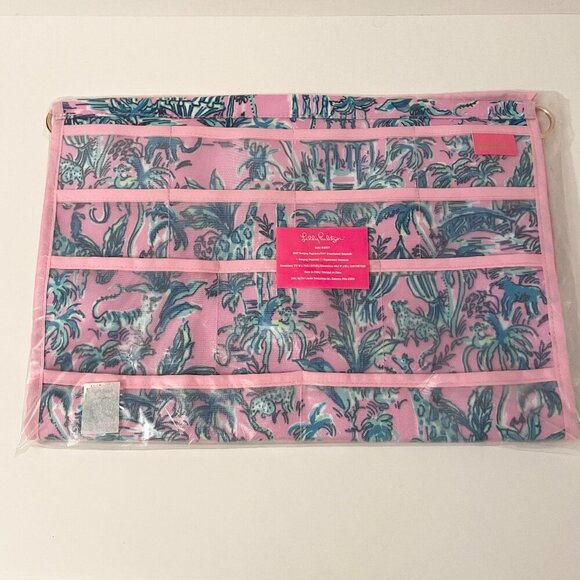 Lily Pulitzer hanging organizer Lilac Rose Out Of Office Sealed - Picture 14 of 14